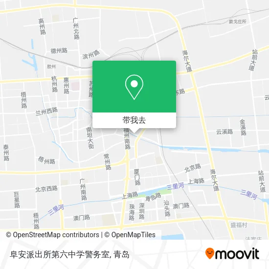 阜安派出所第六中学警务室地图