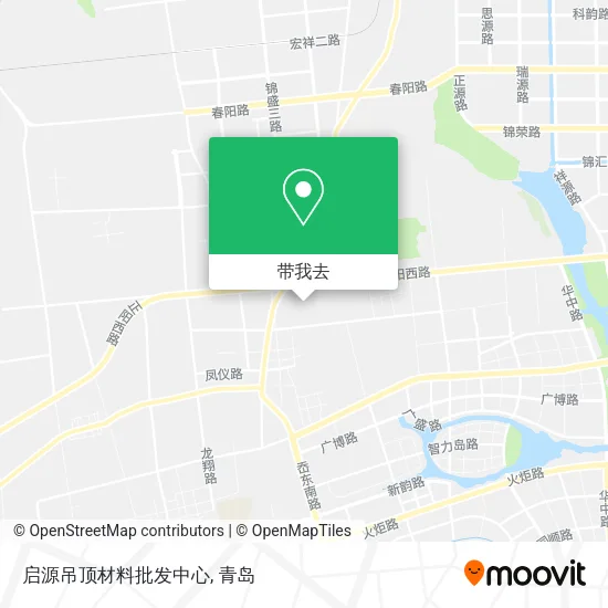 启源吊顶材料批发中心地图