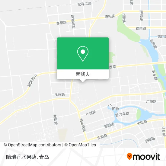 隋瑞香水果店地图