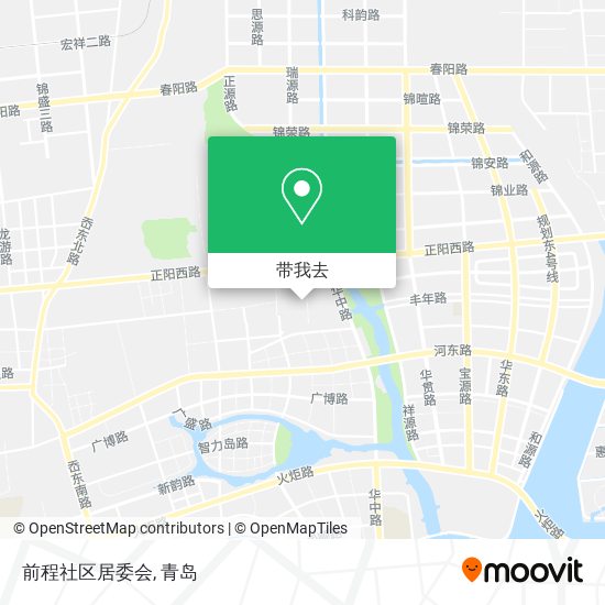 前程社区居委会地图