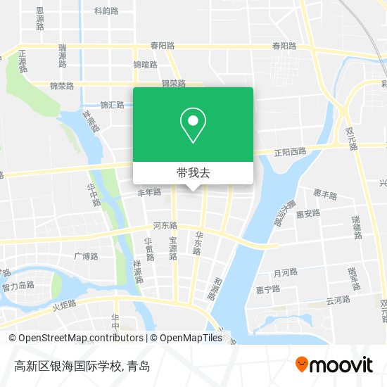 高新区银海国际学校地图