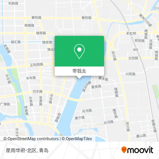 星雨华府-北区地图