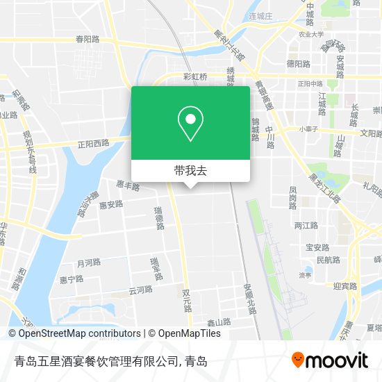 青岛五星酒宴餐饮管理有限公司地图