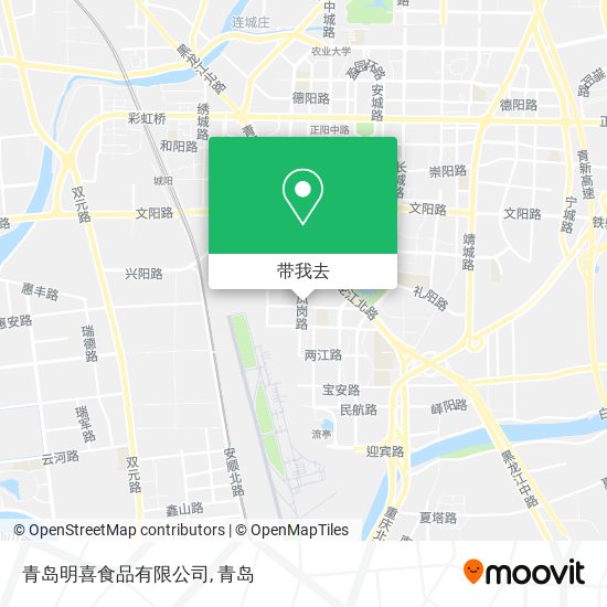 青岛明喜食品有限公司地图