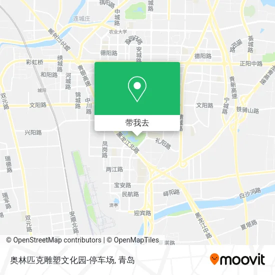 奥林匹克雕塑文化园-停车场地图
