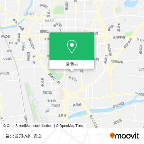 希尔景园-A栋地图