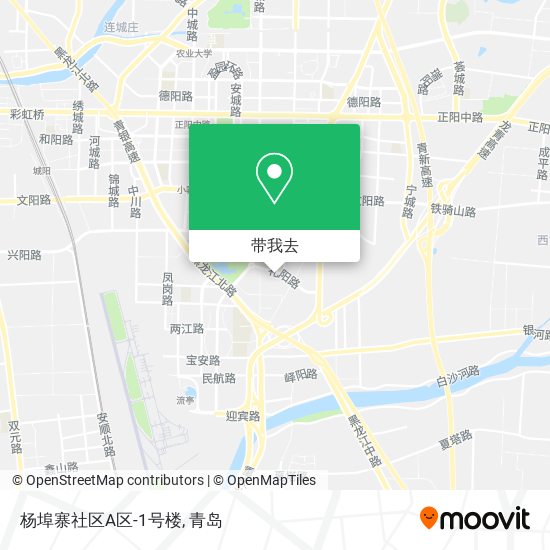 杨埠寨社区A区-1号楼地图