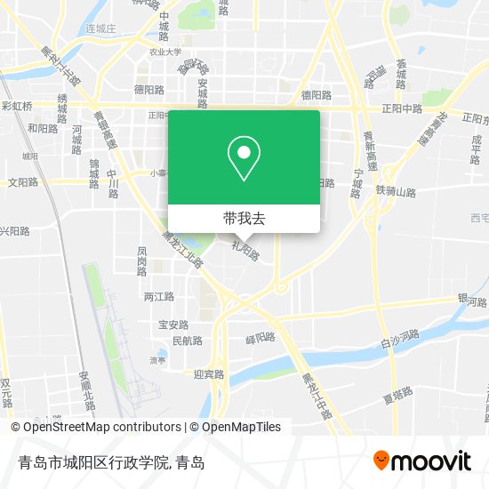 青岛市城阳区行政学院地图