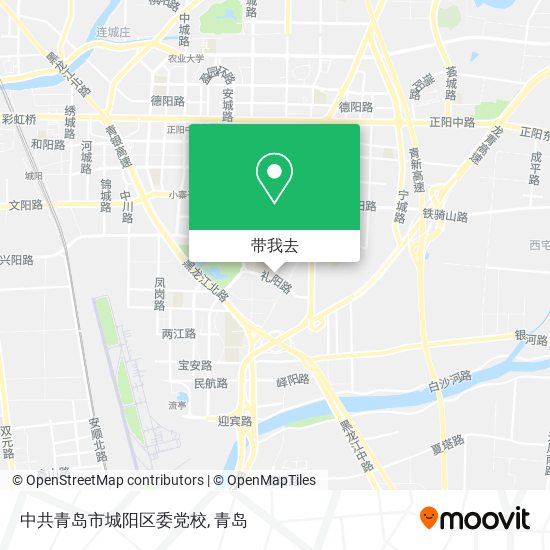 中共青岛市城阳区委党校地图