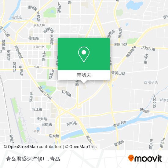 青岛君盛达汽修厂地图