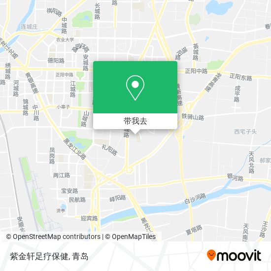 紫金轩足疗保健地图