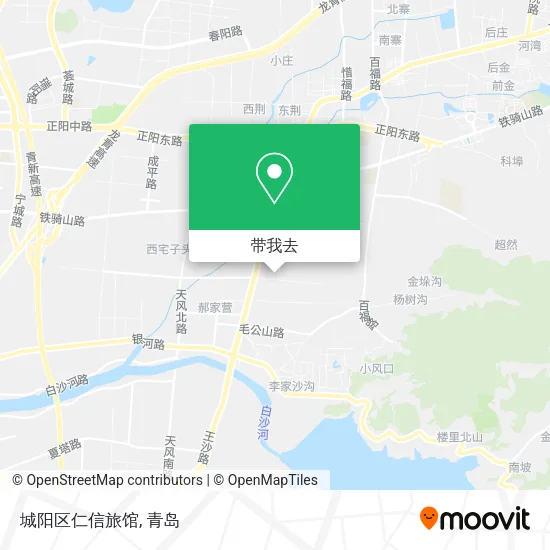 城阳区仁信旅馆地图
