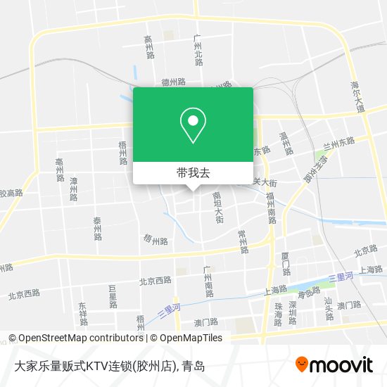 大家乐量贩式KTV连锁(胶州店)地图