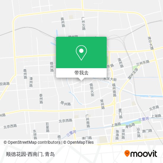 顺德花园-西南门地图