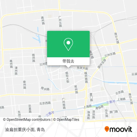 渝扁担重庆小面地图