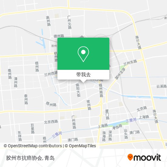 胶州市抗癌协会地图