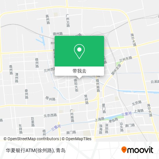 华夏银行ATM(徐州路)地图