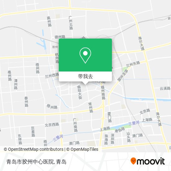 青岛市胶州中心医院地图
