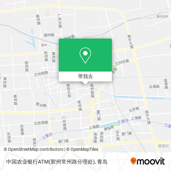 中国农业银行ATM(胶州常州路分理处)地图