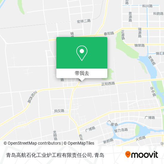 青岛高航石化工业炉工程有限责任公司地图