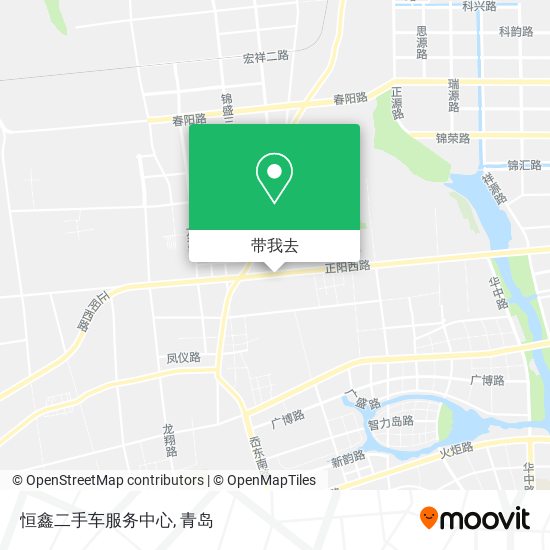 恒鑫二手车服务中心地图