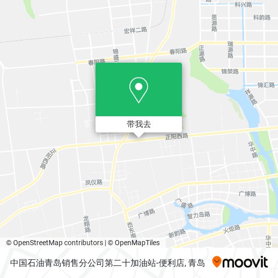 中国石油青岛销售分公司第二十加油站-便利店地图
