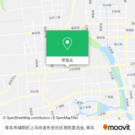 青岛市城阳区上马街道长安社区居民委员会地图