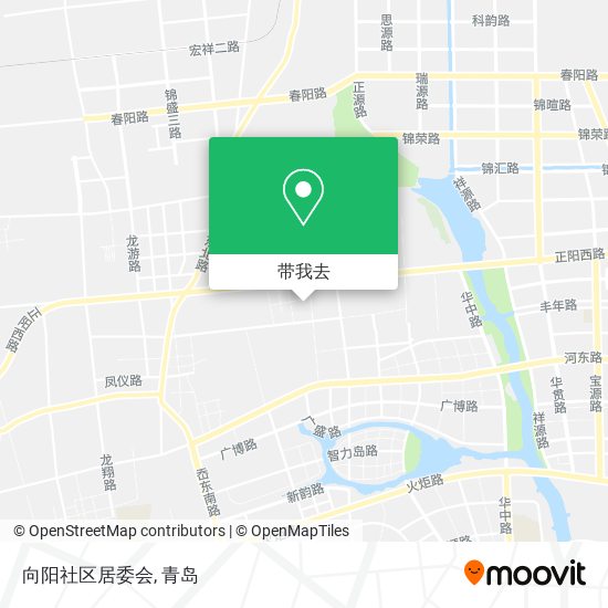 向阳社区居委会地图