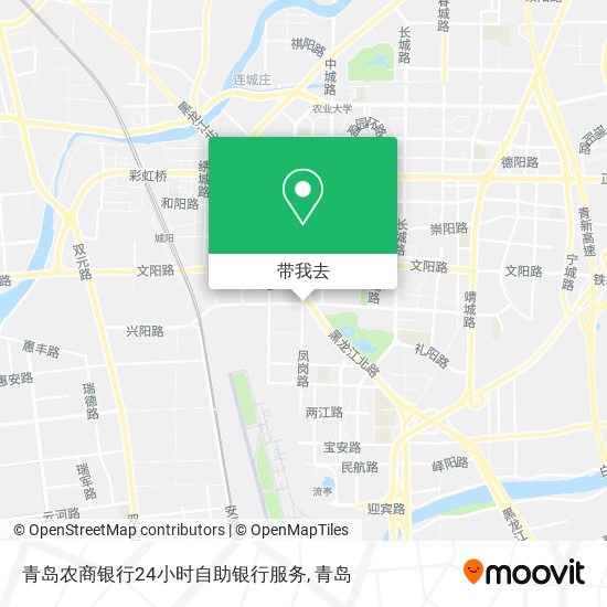 青岛农商银行24小时自助银行服务地图
