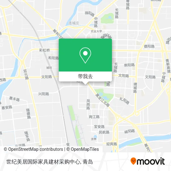 世纪美居国际家具建材采购中心地图