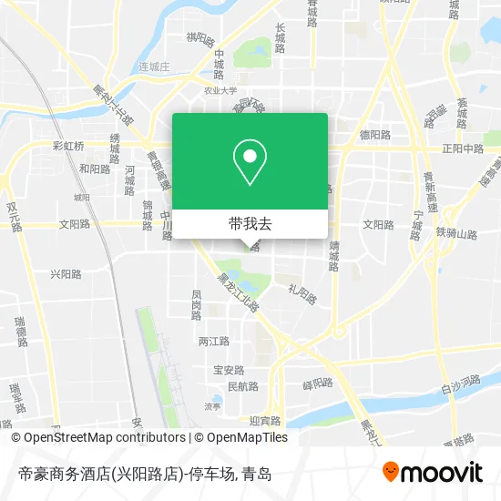 帝豪商务酒店(兴阳路店)-停车场地图