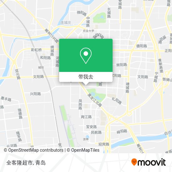 全客隆超市地图
