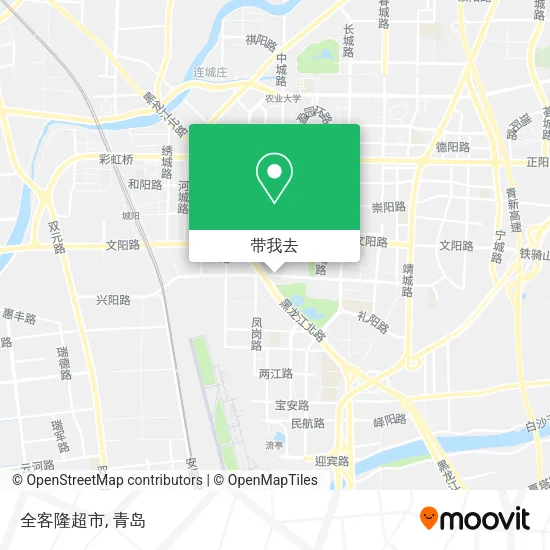 全客隆超市地图