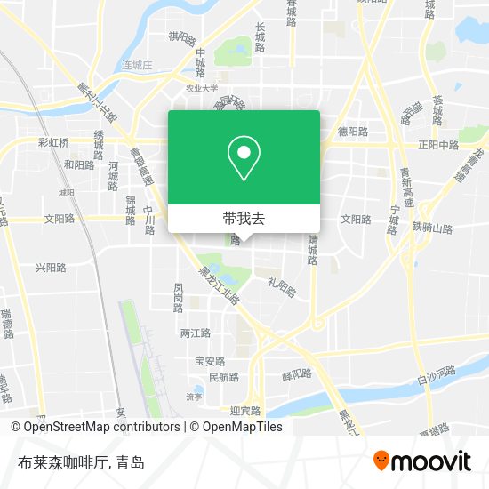 布莱森咖啡厅地图