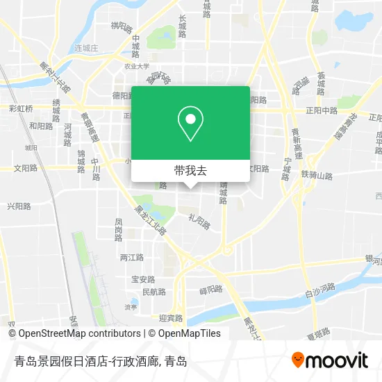 青岛景园假日酒店-行政酒廊地图
