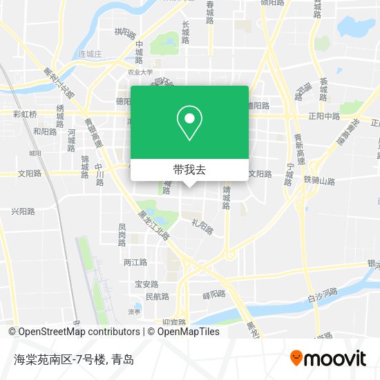 海棠苑南区-7号楼地图