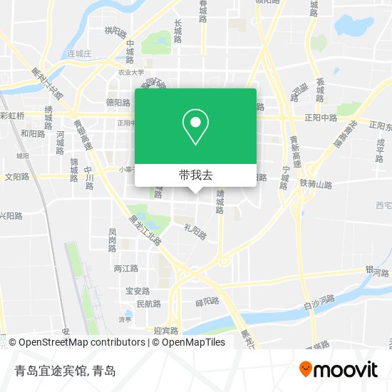 青岛宜途宾馆地图