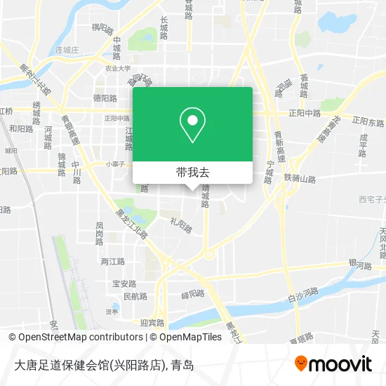 大唐足道保健会馆(兴阳路店)地图
