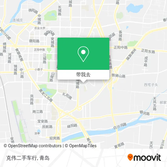 克伟二手车行地图