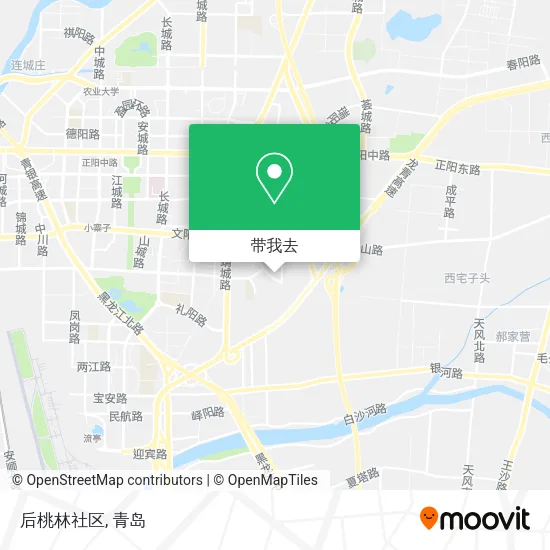 后桃林社区地图