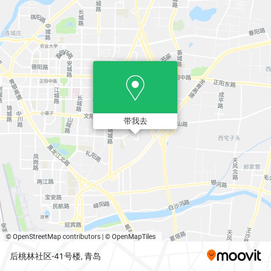 后桃林社区-41号楼地图