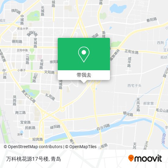 万科桃花源17号楼地图