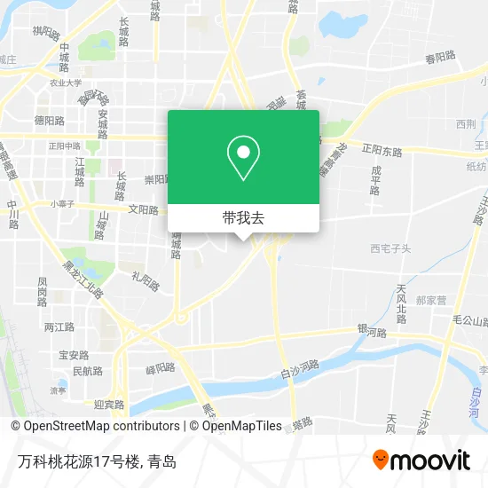 万科桃花源17号楼地图