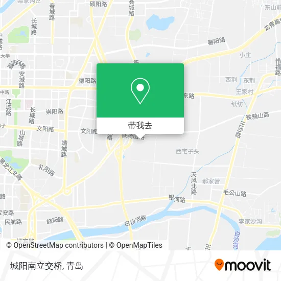城阳南立交桥地图