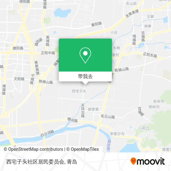 西宅子头社区居民委员会地图