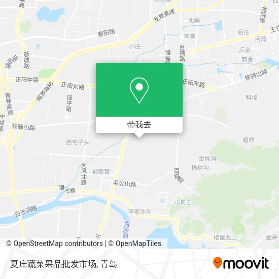 夏庄蔬菜果品批发市场地图