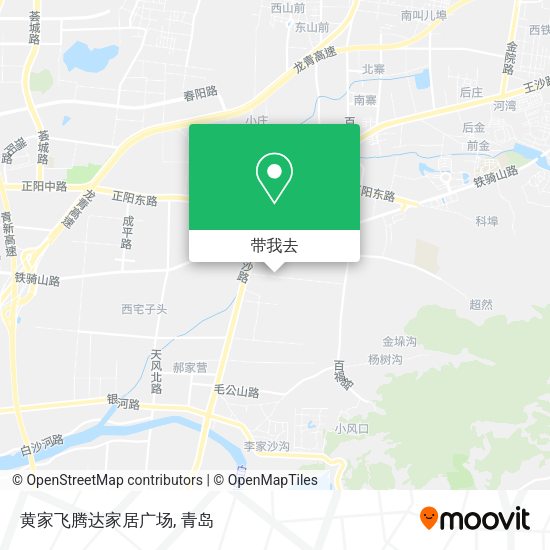 黄家飞腾达家居广场地图