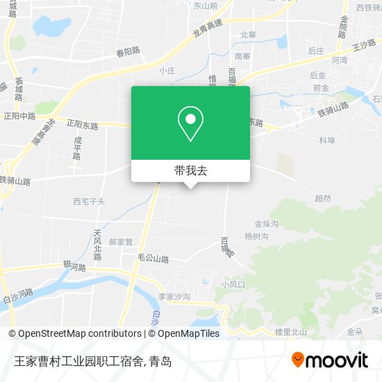 王家曹村工业园职工宿舍地图