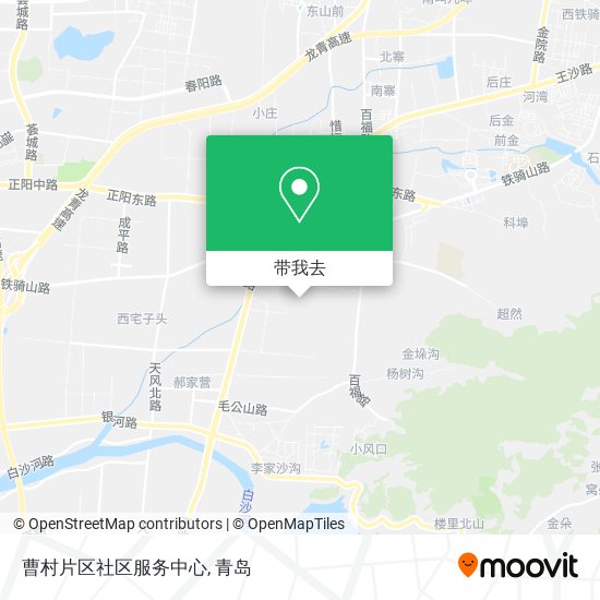 曹村片区社区服务中心地图