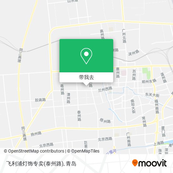 飞利浦灯饰专卖(泰州路)地图